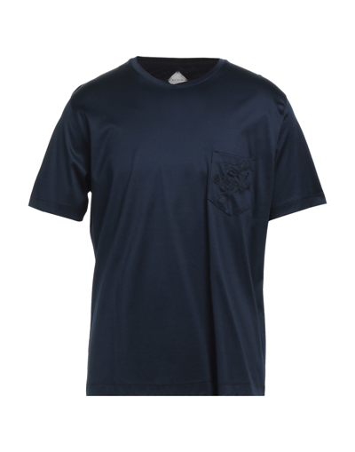 Shop Pal Zileri T-shirts In Dark Blue
