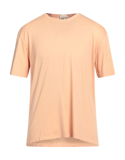 Shop Ten C Man T-shirt Salmon Pink Size M Cotton