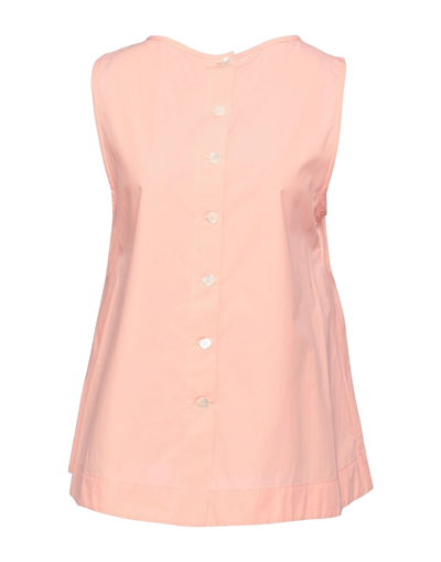 Shop Ottod'ame Woman Top Pink Size 10 Cotton
