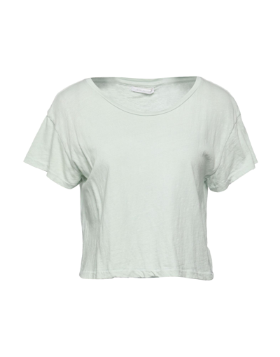 Shop John Elliott Woman T-shirt Light Green Size 1 Cotton