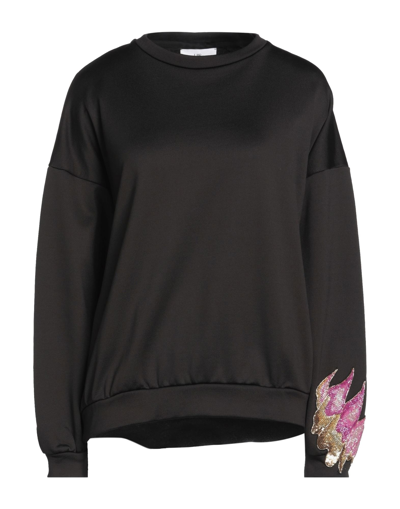 Shop Liis Woman Sweatshirt Black Size M Cotton