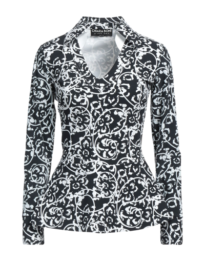 Shop Chiara Boni La Petite Robe Woman Top Black Size 6 Polyamide, Elastane