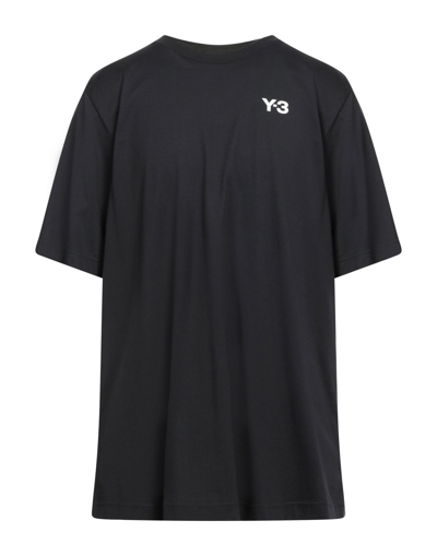 Shop Y-3 Man T-shirt Black Size L Cotton
