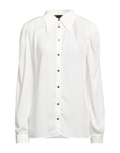 Shop John Richmond Woman Shirt White Size L Polyester
