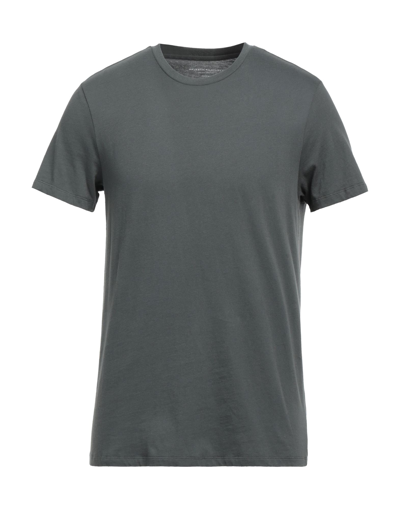 Shop Majestic Filatures Man T-shirt Steel Grey Size M Cotton