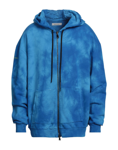 Shop Nostrasantissima Man Sweatshirt Blue Size L Cotton
