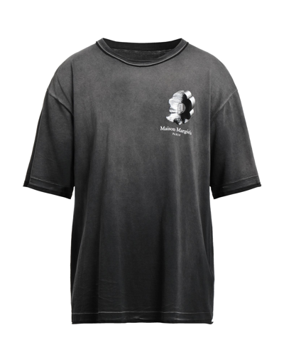 Shop Maison Margiela Man T-shirt Lead Size Xxs Cotton In Grey