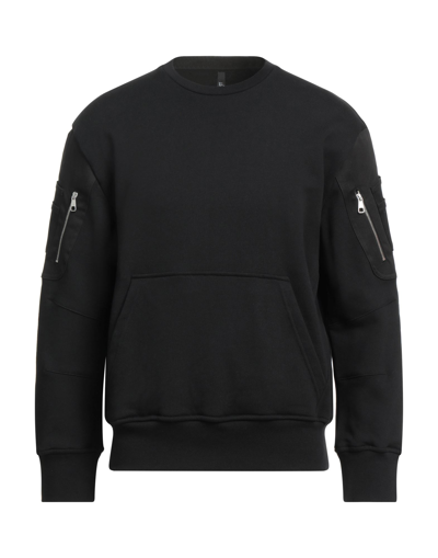 Shop Neil Barrett Man Sweatshirt Black Size Xl Cotton