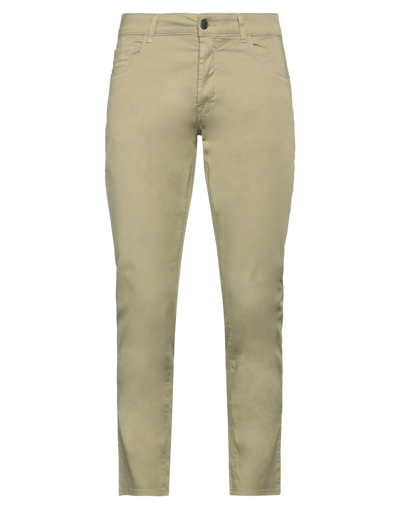 Shop Reign Man Pants Light Green Size 29 Cotton, Elastane