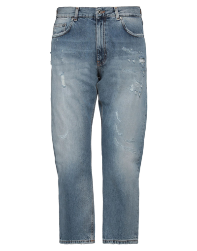 Shop Mauro Grifoni Grifoni Man Jeans Blue Size 35 Cotton