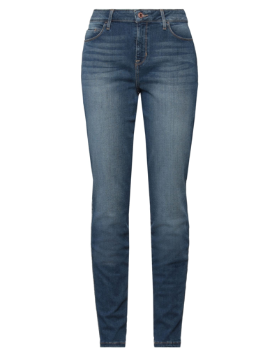 Shop Guess Woman Jeans Blue Size 24 Lyocell, Cotton, Modal, Elastane, Elasterell-p