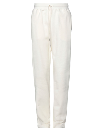 Shop John Elliott Man Pants Ivory Size 5 Cotton In White