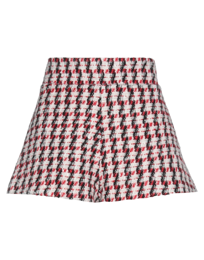 Shop Amen Woman Shorts & Bermuda Shorts Red Size 6 Wool, Acrylic, Viscose, Polyamide, Polyester