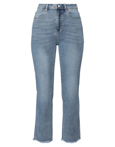 Shop Take-two Woman Jeans Blue Size 31 Cotton, Polyester, Rayon, Elastane