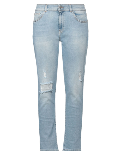 Shop My Twin Twinset Woman Jeans Blue Size 32 Cotton, Modal, Elastomultiester, Elastane