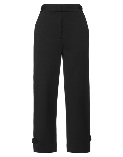 Shop Tory Burch Woman Pants Black Size 4 Wool, Cotton, Polyamide, Elastane