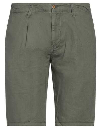 Shop Impure Shorts & Bermuda Shorts In Military Green