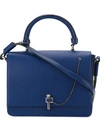 CARVEN Latch Detail Large Shoulder Bag,900SA01