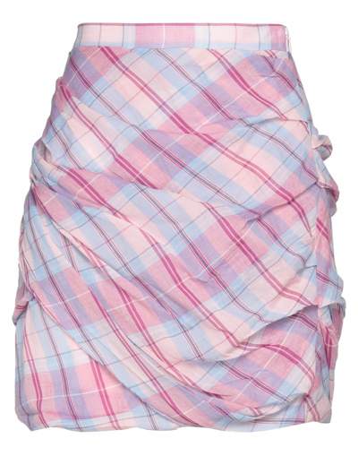 Shop Isabel Marant Étoile Marant Étoile Woman Mini Skirt Pink Size 6 Cotton