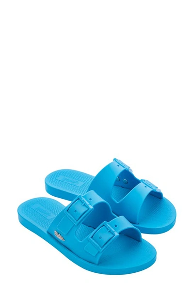 Shop Melissa Sun Malibu Slide Sandal In Blue