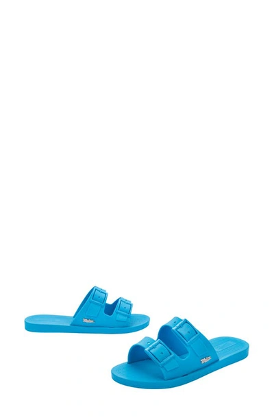 Shop Melissa Sun Malibu Slide Sandal In Blue
