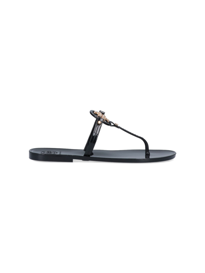 Shop Tory Burch 'mini Miller Jelly' Sandals In Nero