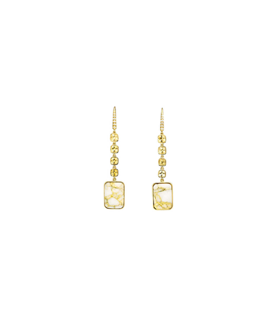 Shop Guitam Gold Quartz Drop Earrings