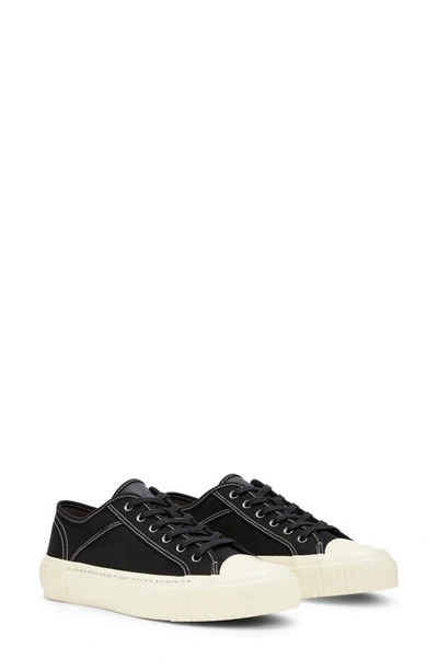 Shop Allsaints Jack Script Low Top Sneaker In Black