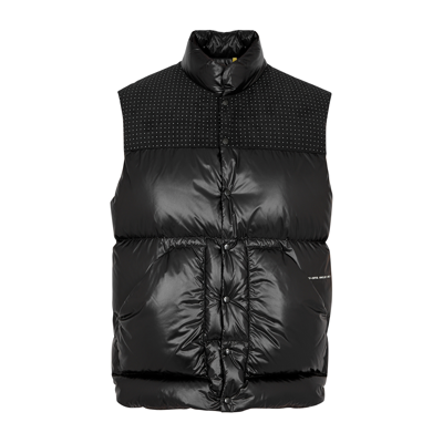 Shop Moncler Genius 7 Moncler Frgmt Osteen Quilted Shell Gilet In Black