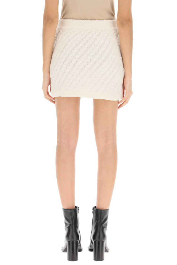 Loulou Studio Off-White Alsen Mini Skirt