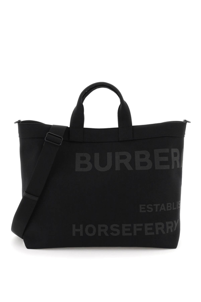 Burberry Nylon Tote Bag In Black | ModeSens