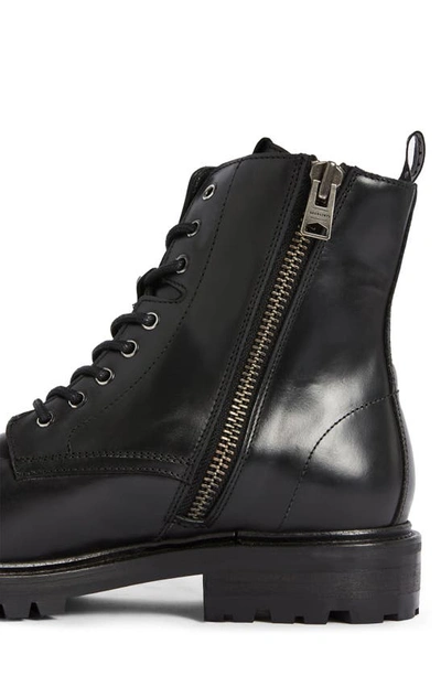 Shop Allsaints Piero Combat Boot In Black