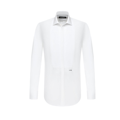 Shop Dsquared2 Cotton Logo Shirt In White