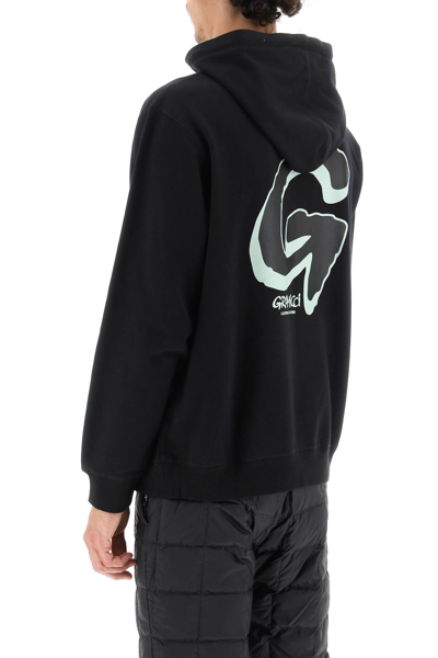 Shop Gramicci 'g' Logo Hoodie In Black