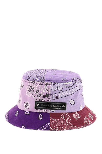 Shop Children Of The Discordance Bandana Bucket Hat In Purple