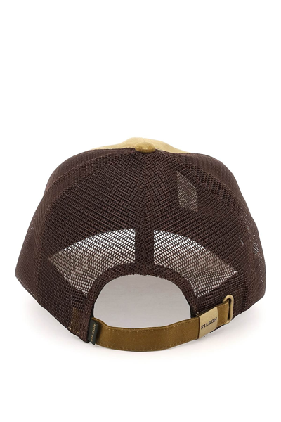 Filson Cappellino Logger Mesh Dark Tan In Brown