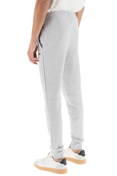 Shop Lacoste Jogger Pant With Logo In Grey