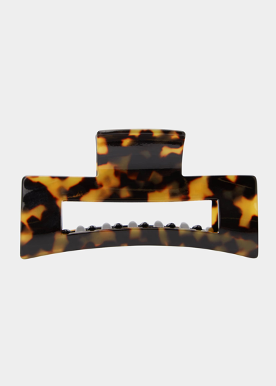 Shop L Erickson Large Cutout Rectangle Jaw Hair Clip In Tokyo