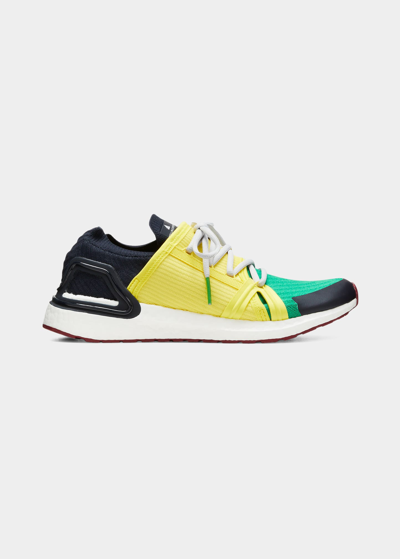 Shop Adidas By Stella Mccartney Ultraboost 20 Colorblock Trainer Sneakers In Green