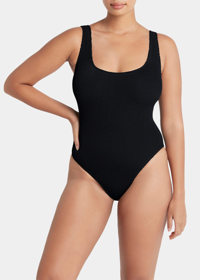 Shop Bond-eye Swim Madison Adjustable One-piece Swimsuit In Black