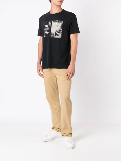 Osklen Graphic-print Short-sleeve T-shirt In Black