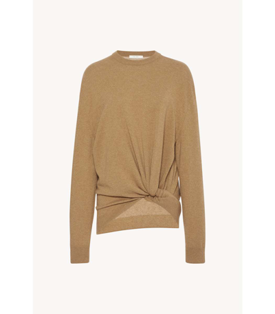 Shop The Row Melino Cashmere Sweater In Beige