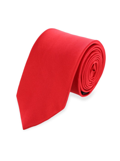 Shop Trafalgar Men's Silk Neck Tie In Red