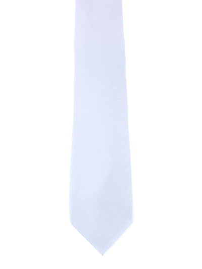 Shop Trafalgar Men's Silk Neck Tie In White