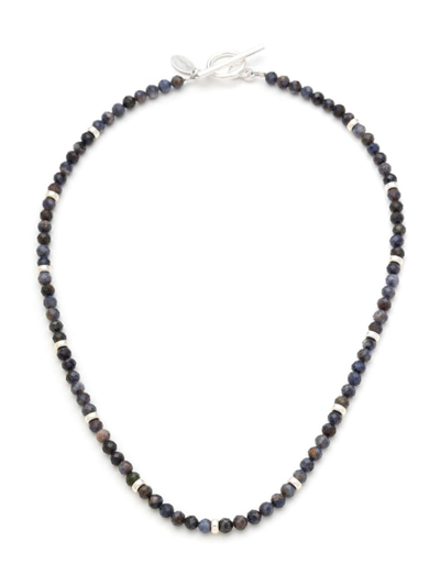 Shop Jan Leslie Men's Sapphire Beaded Necklace