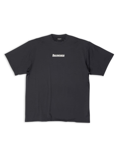 Shop Balenciaga Men's Swim T-shirt In Black