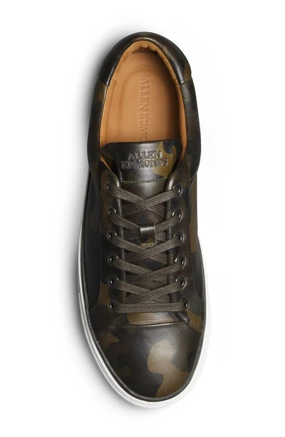 Shop Allen Edmonds Flynn Leather Sneaker In Camo