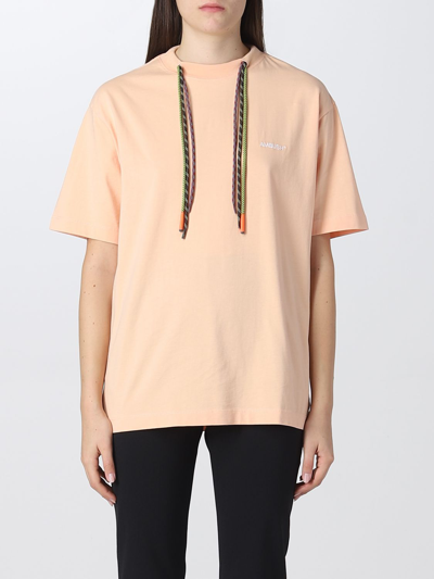 Shop Ambush T-shirt  Woman Color Peach