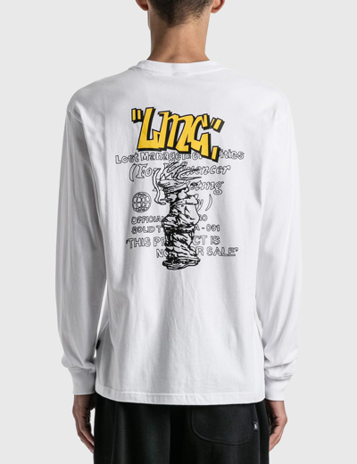Shop Lmc Doodle Long Sleeve T-shirt In White