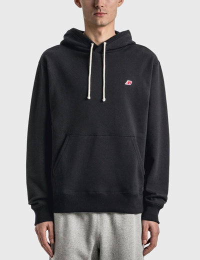 Shop New Balance Made In Usa Core Hoodie In Black